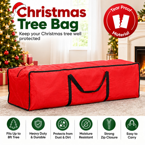 Red christmas tree - tree, storage